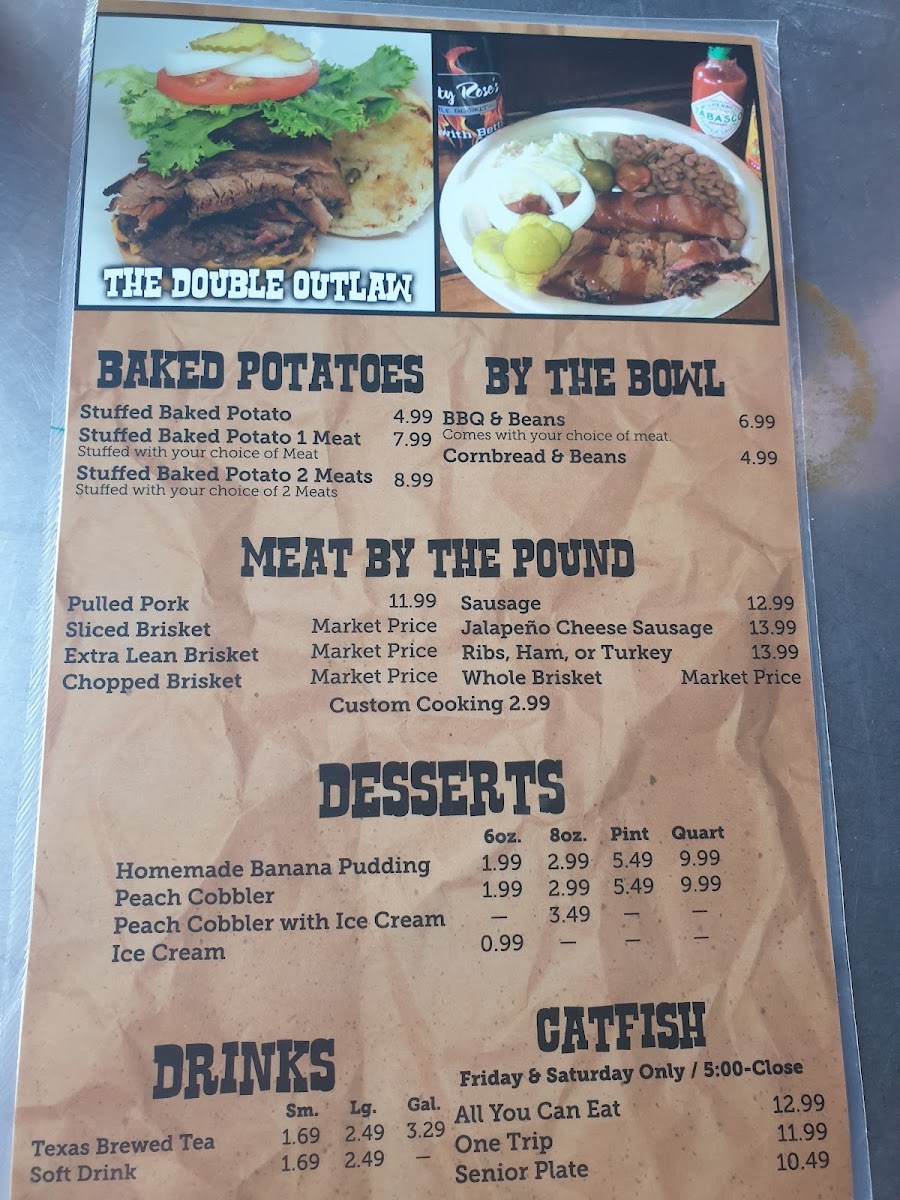 Menu Betty Rose's Little Brisket-6